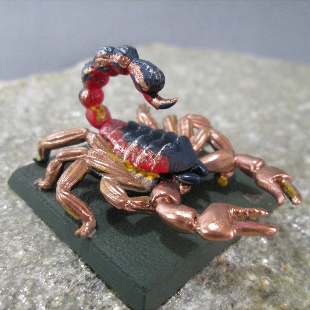 Warhammer Game Figure SCORPION Vtg Painted Metal